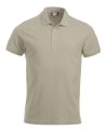 Heren Polo Clique Classic Lincoln 028244 Licht Khaki